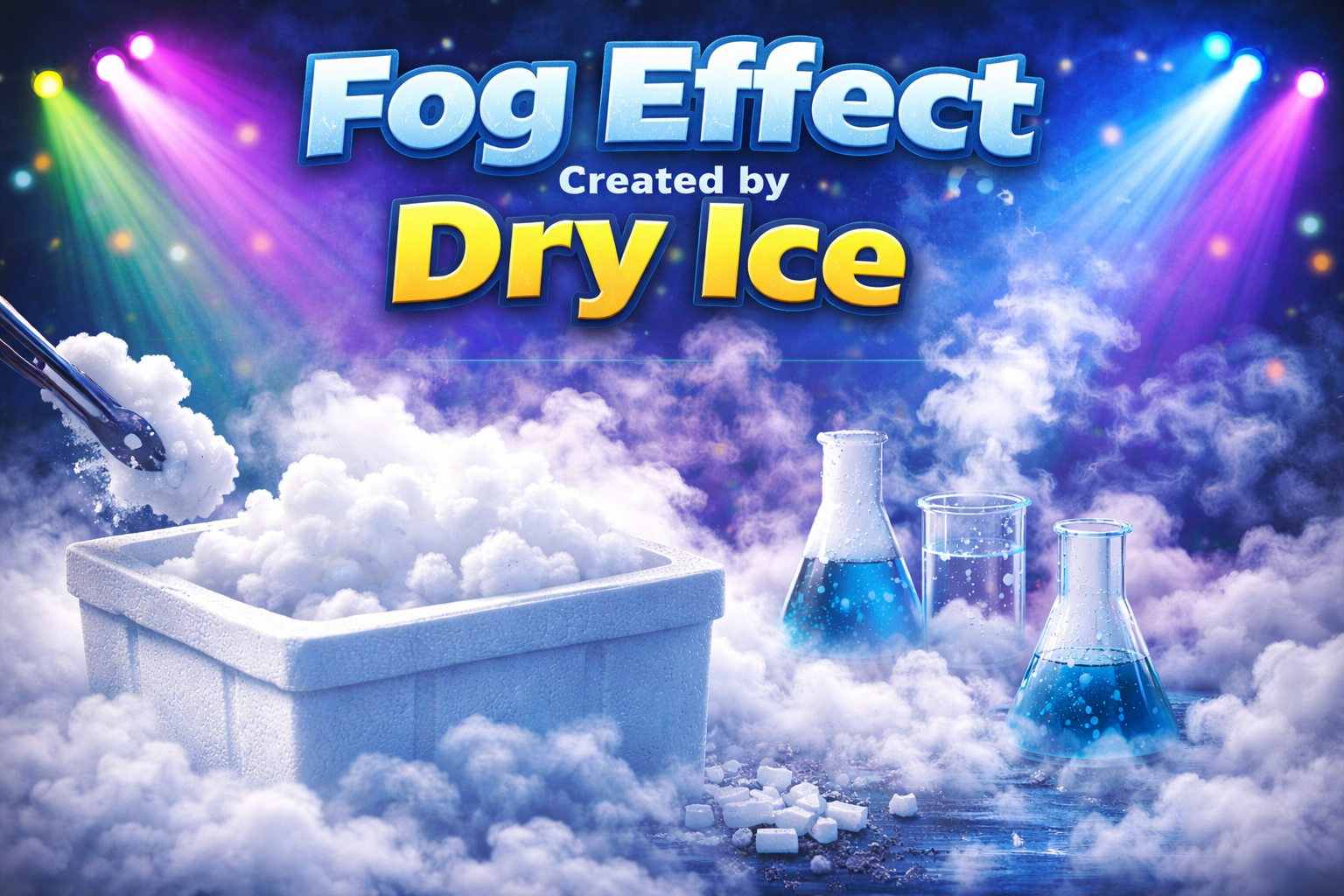 Fog Effect Created by Dry Ice