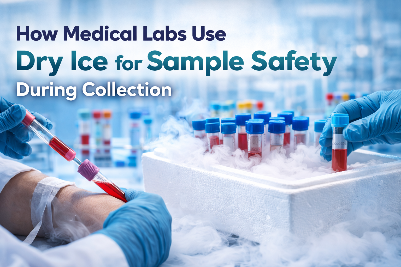 How to store dry ice in a freezer?