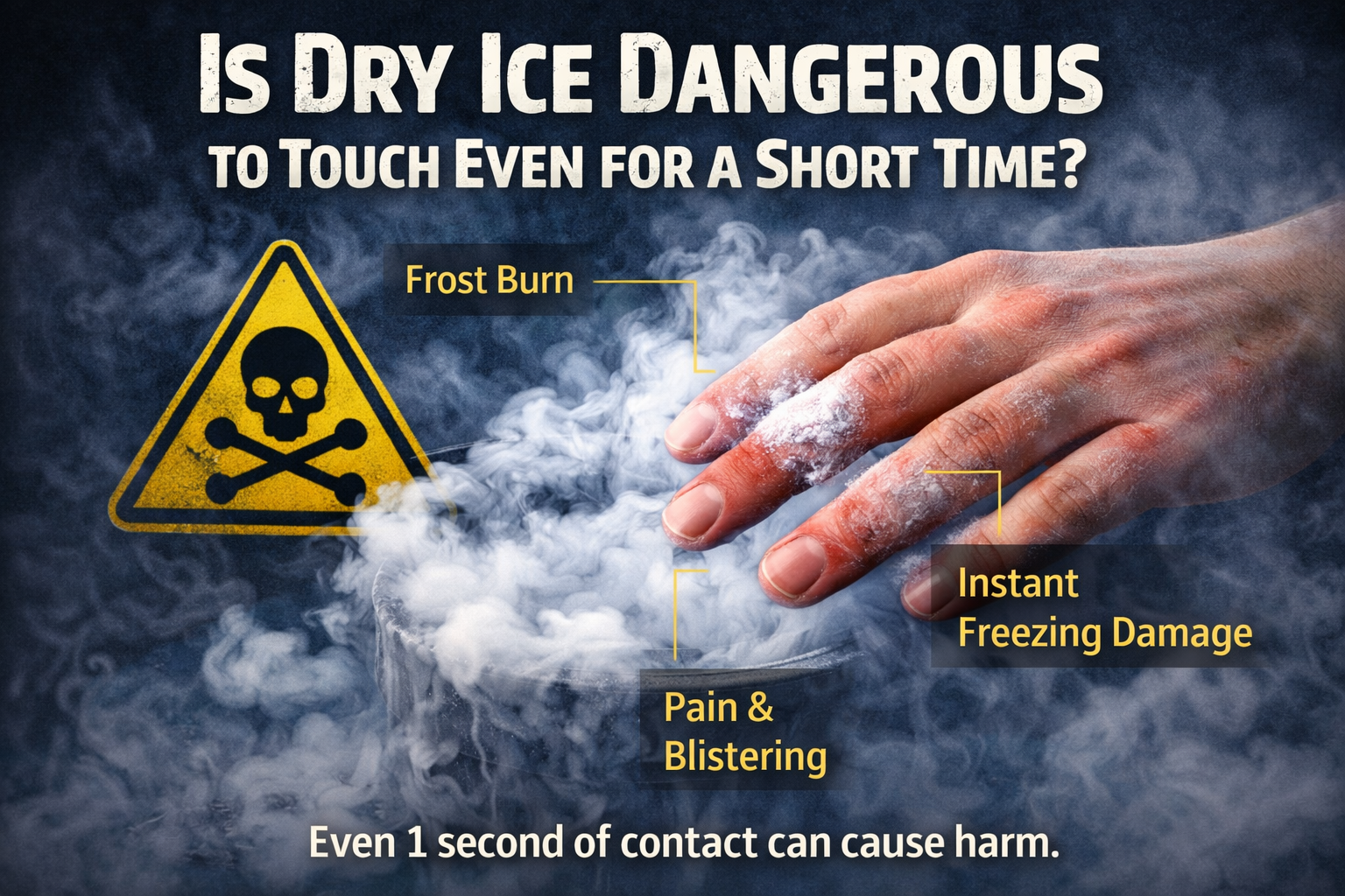 Is Dry Ice Dangerous to Touch Even for a Short Time