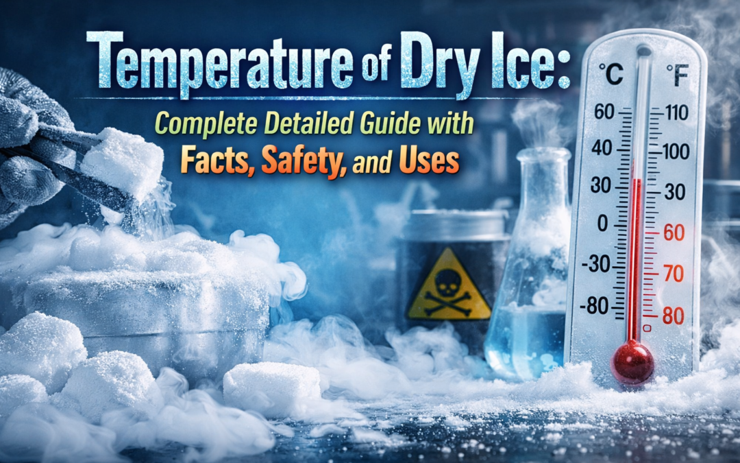 Temperature of Dry Ice: Complete Detailed Guide With Facts, Safety, and Uses