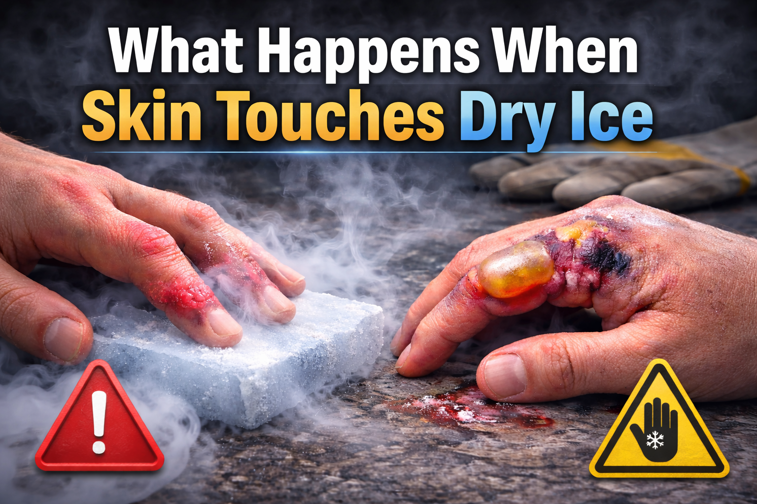 How to store dry ice in a freezer?