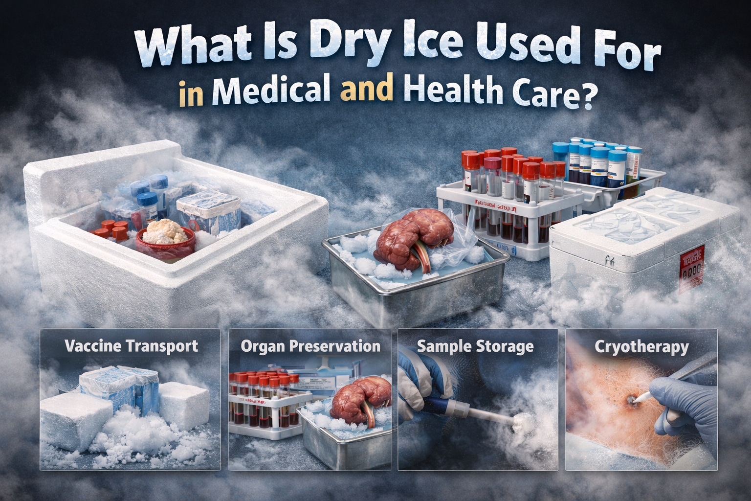 What Is Dry Ice Used For in Medical and Health Care