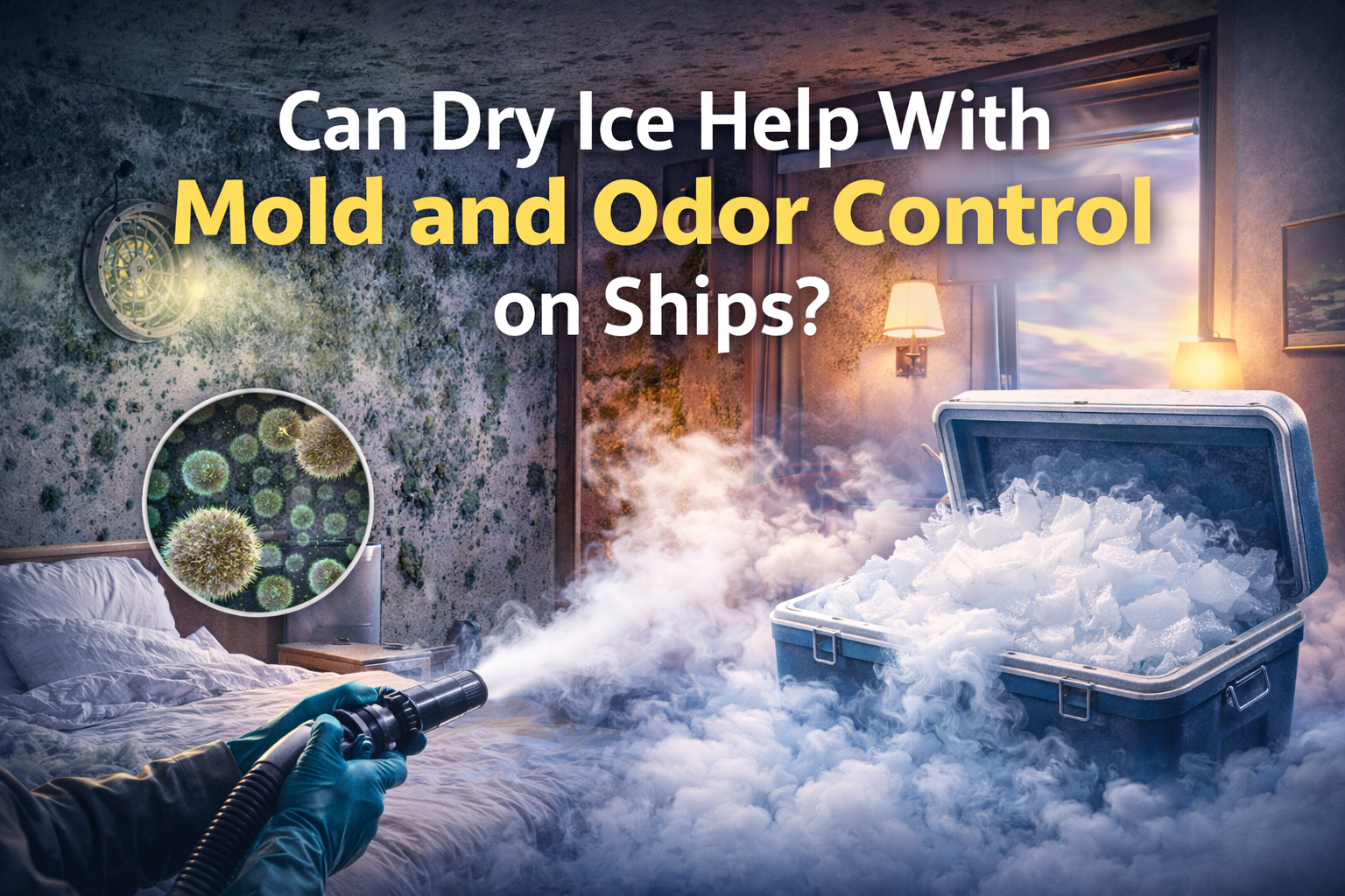 Can Dry Ice Help With Mold and Odor Control on Ships