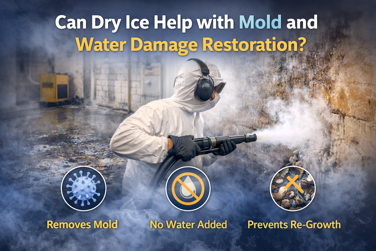Can Dry Ice Help with Mold and Water Damage Restoration