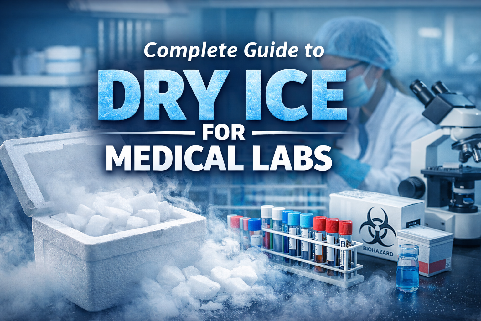 Dry Ice for Medical Labs