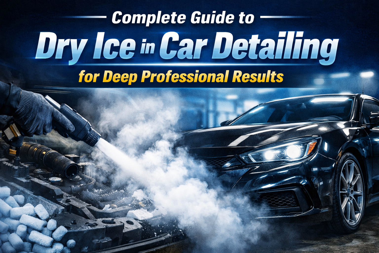Complete Guide to Dry Ice in Car Detailing for Deep Professional Results Dry Ice in Car Detailing