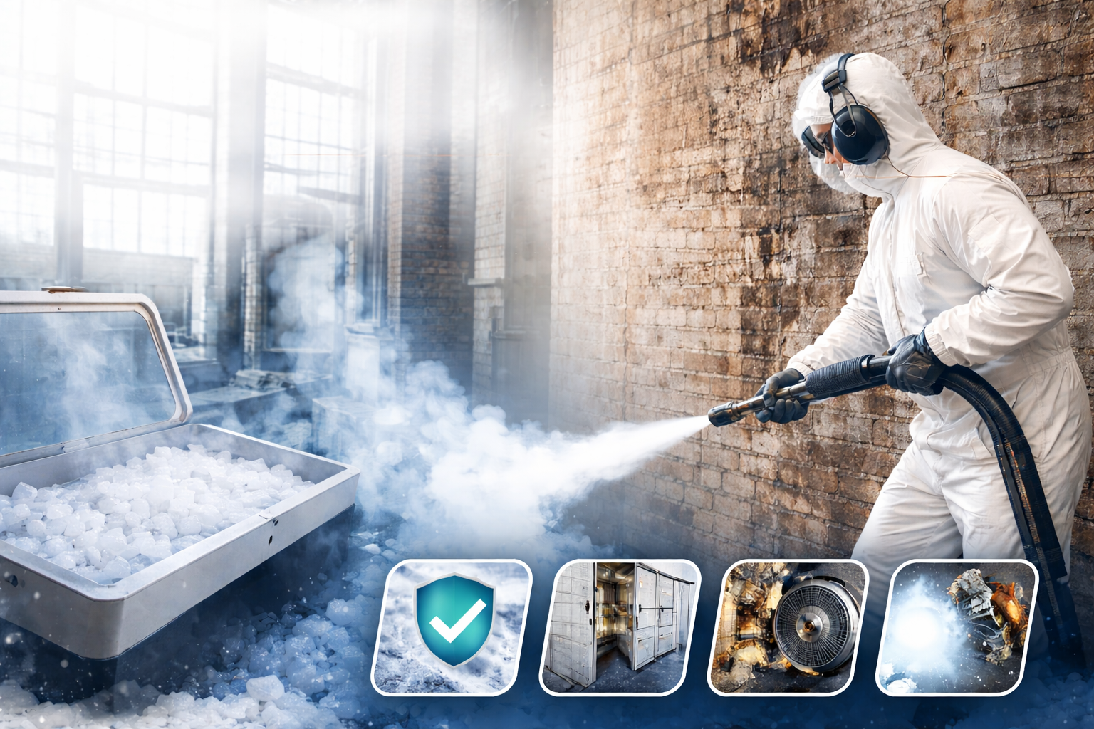 Dry Ice Uses in Building Maintenance