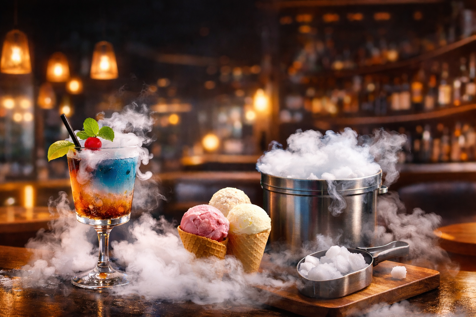 Dry Ice for Cafes