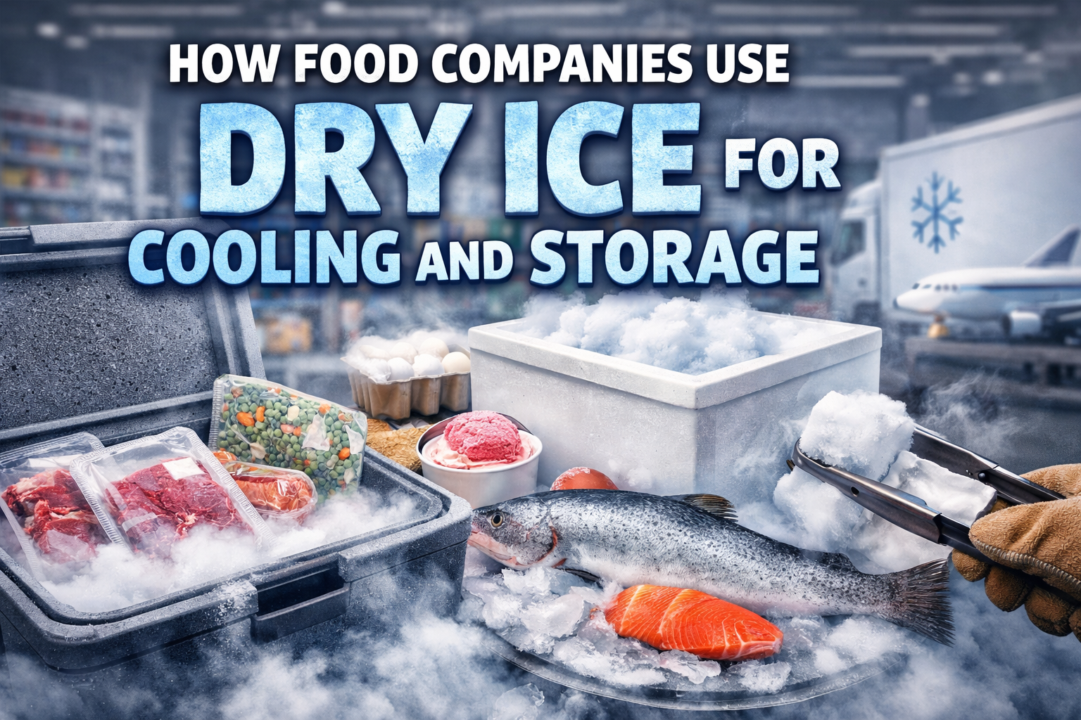 How Food Companies Use Dry Ice for Cooling and Storage