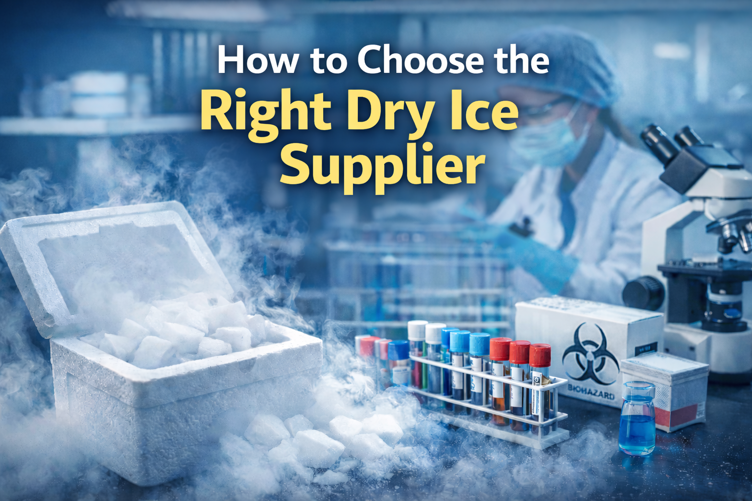 How to Choose the Right Dry Ice Supplier