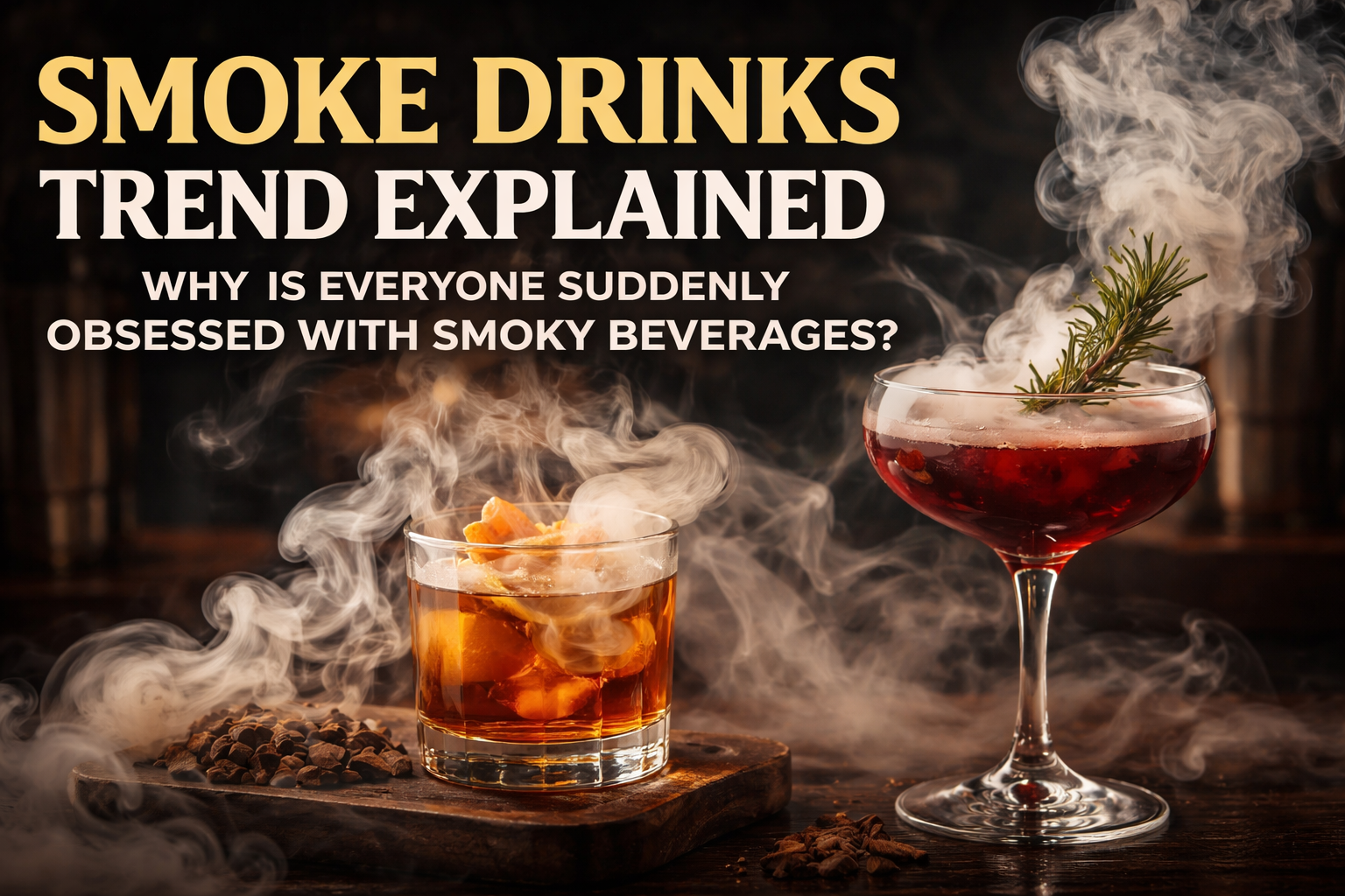 Smoke Drinks Trend Explained Why Is Everyone Suddenly Obsessed With Smoky Beverages