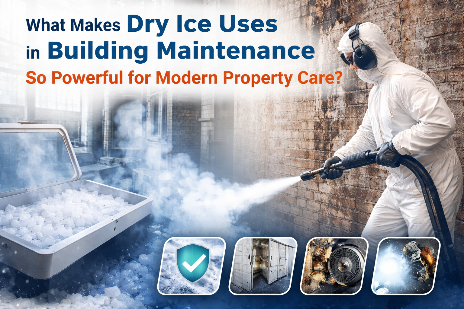 Dry Ice Uses in Building Maintenance