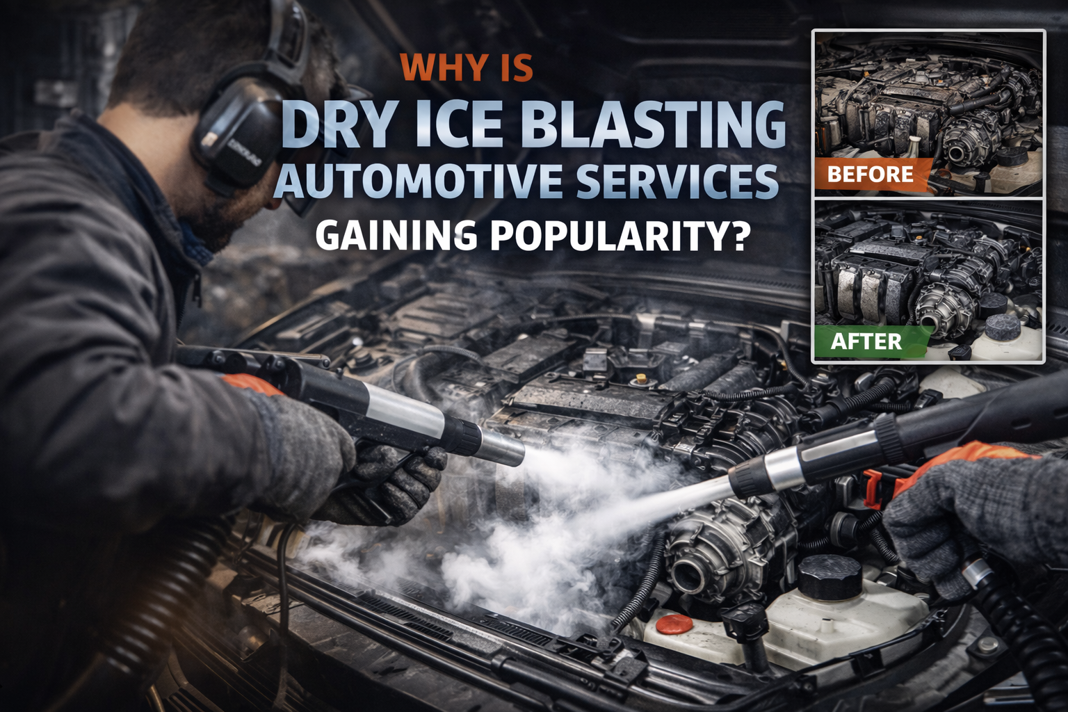 Why Is Dry Ice Blasting Automotive Services Gaining Popularity