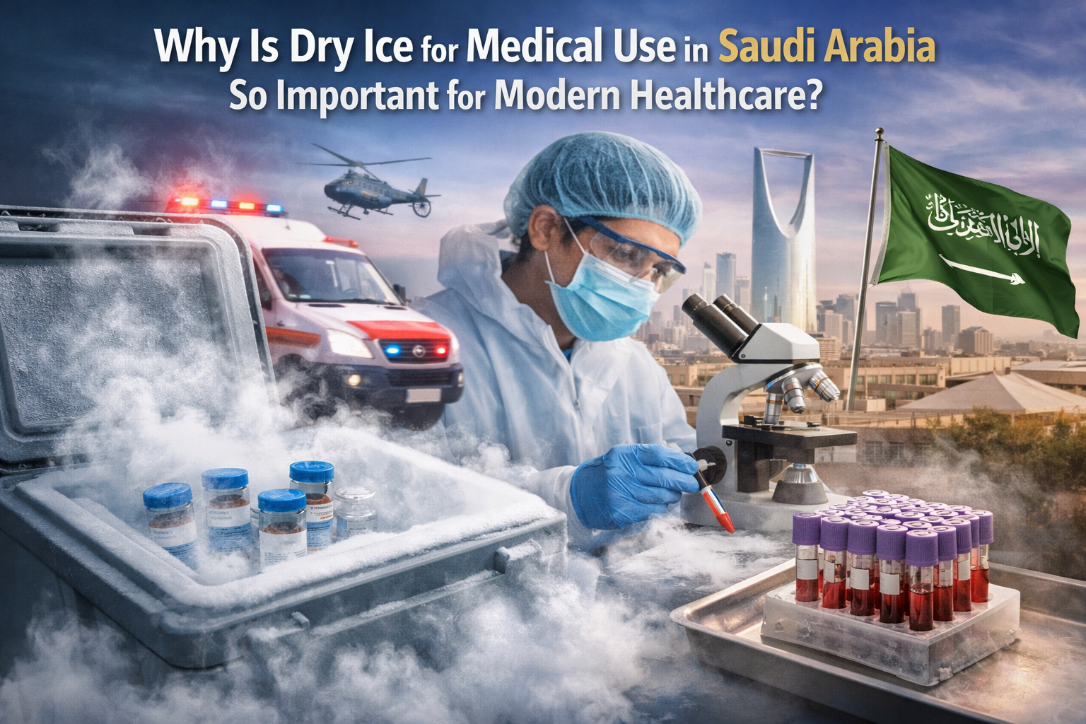 Dry Ice for Medical Use in Saudi Arabia