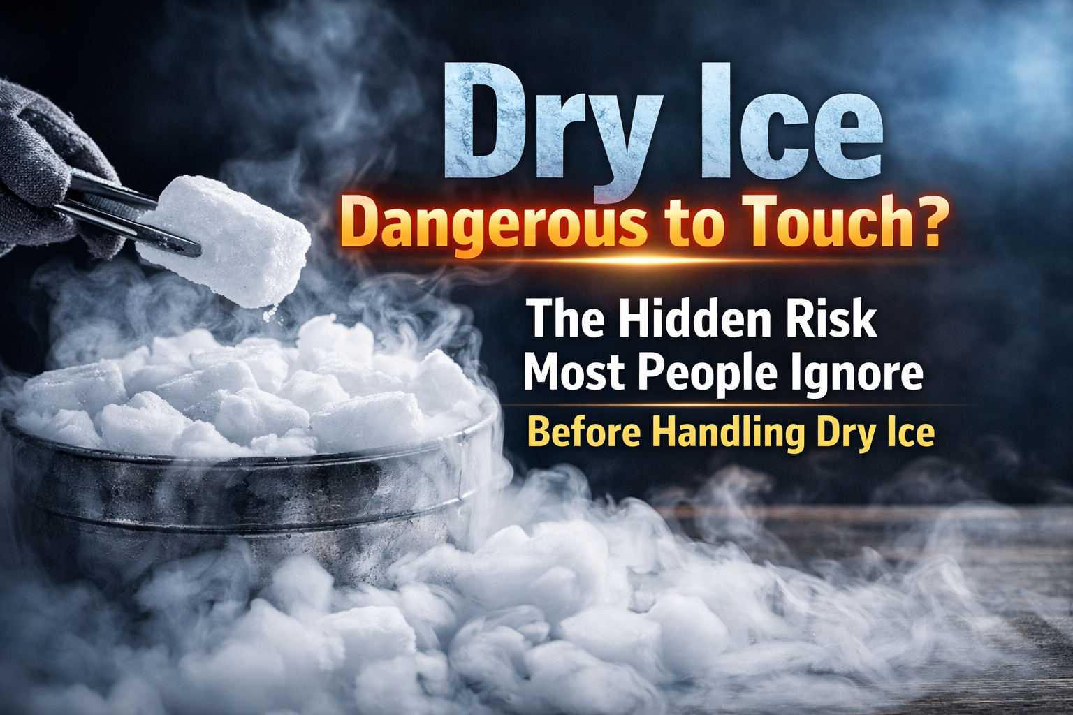 Dry Ice Dangerous to Touch