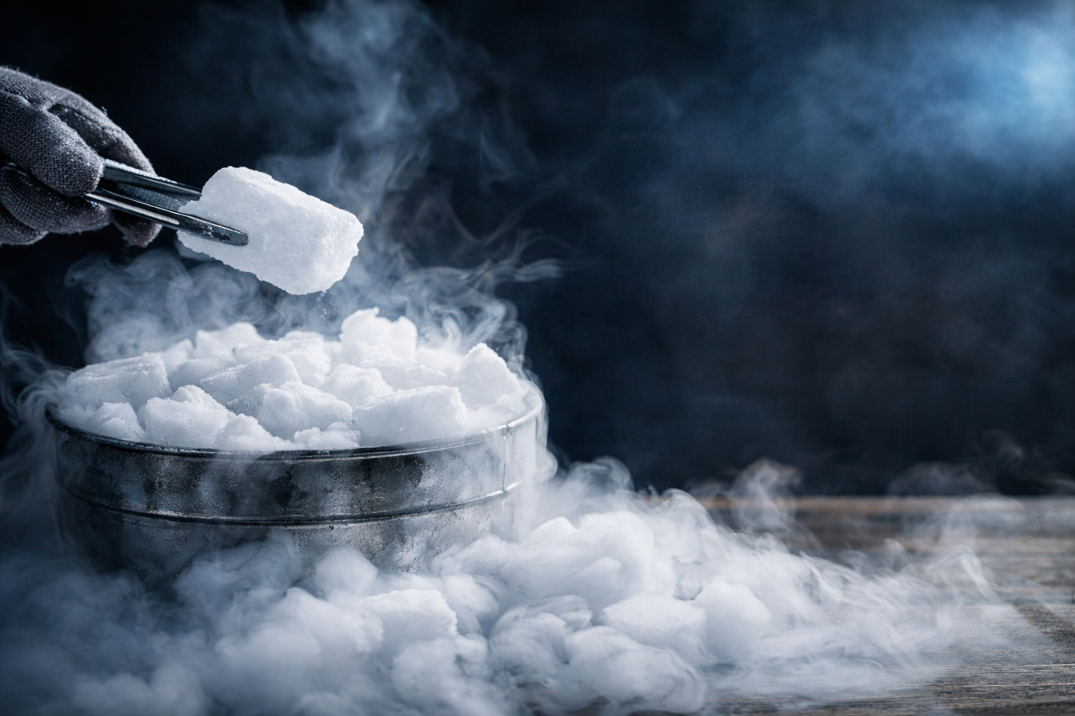 Dry Ice Dangerous to Touch