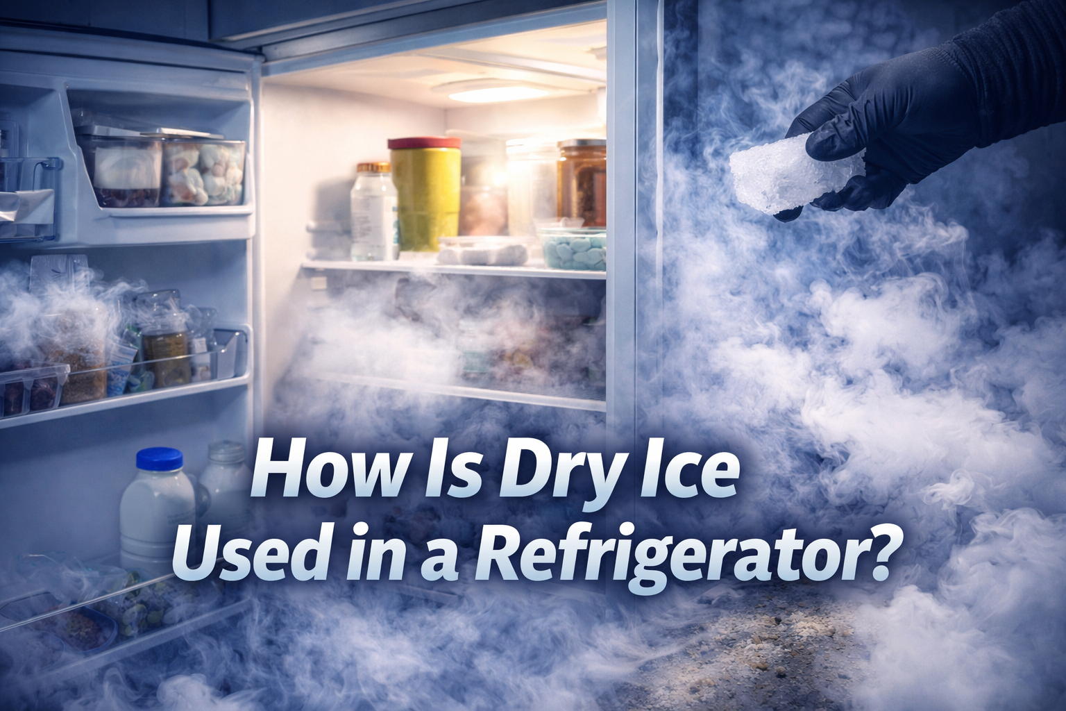 How Is Dry Ice Used in a Refrigerator