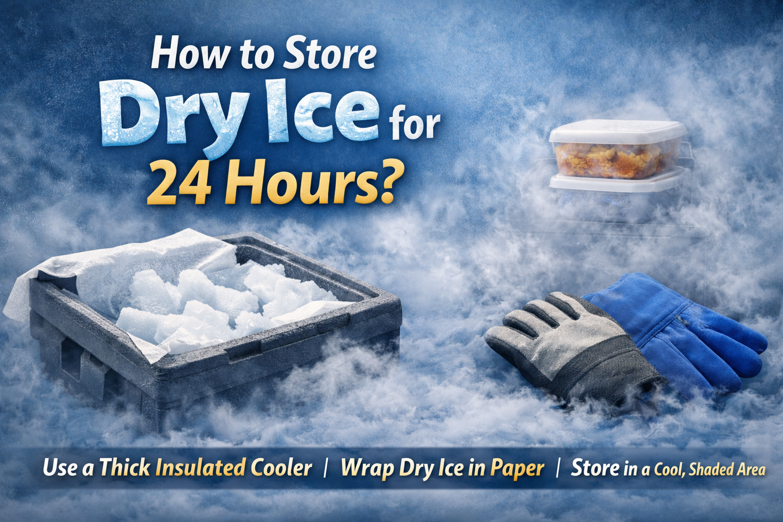 How to Store Dry Ice for 24 Hours