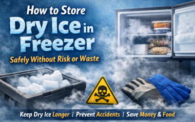 How to Store Dry Ice in Freezer Safely Without Risk or Waste