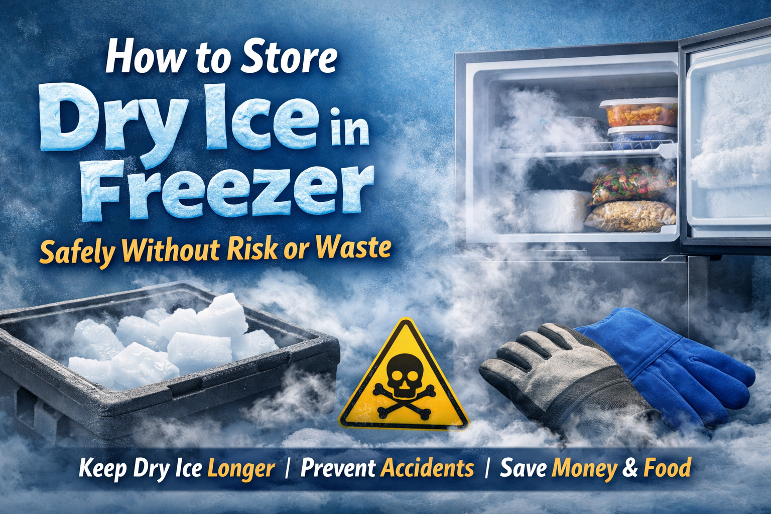 How to Store Dry Ice in Freezer