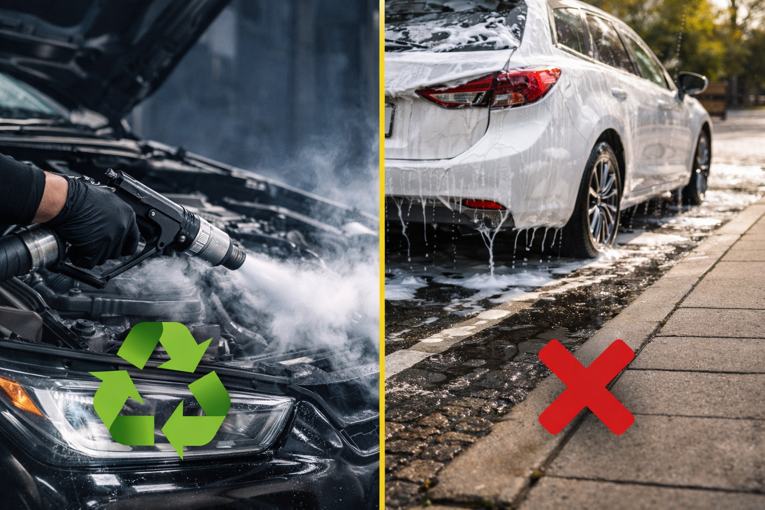 Is This Method Environment Friendly Compared to Water Based Washing