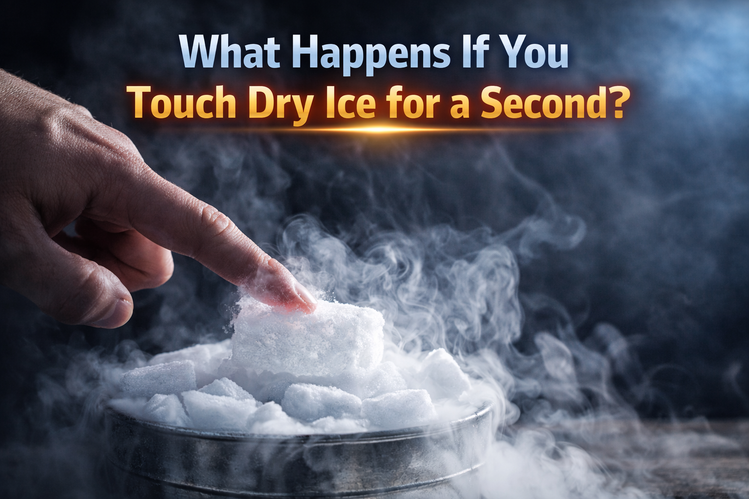 What Happens If You Touch Dry Ice for a Second