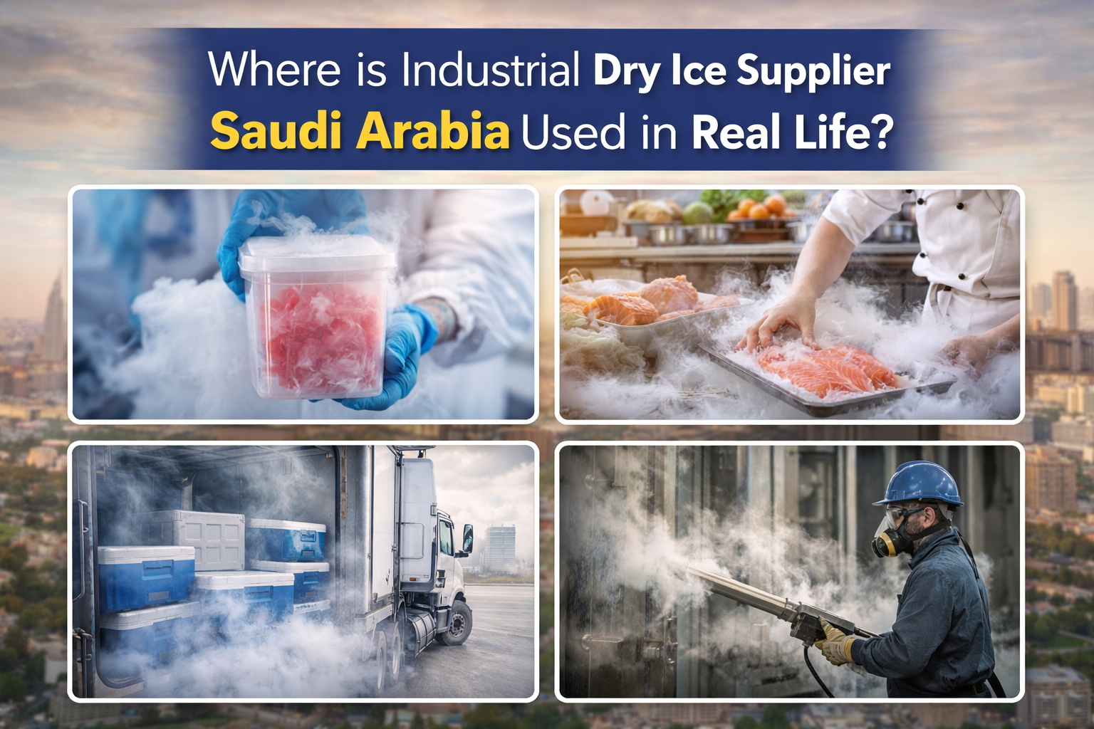 Where is Industrial Dry Ice Supplier Saudi Arabia Used in Real Life