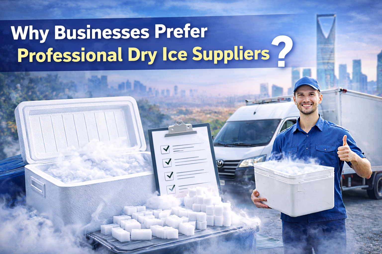 Why Businesses Prefer Professional Dry Ice Suppliers