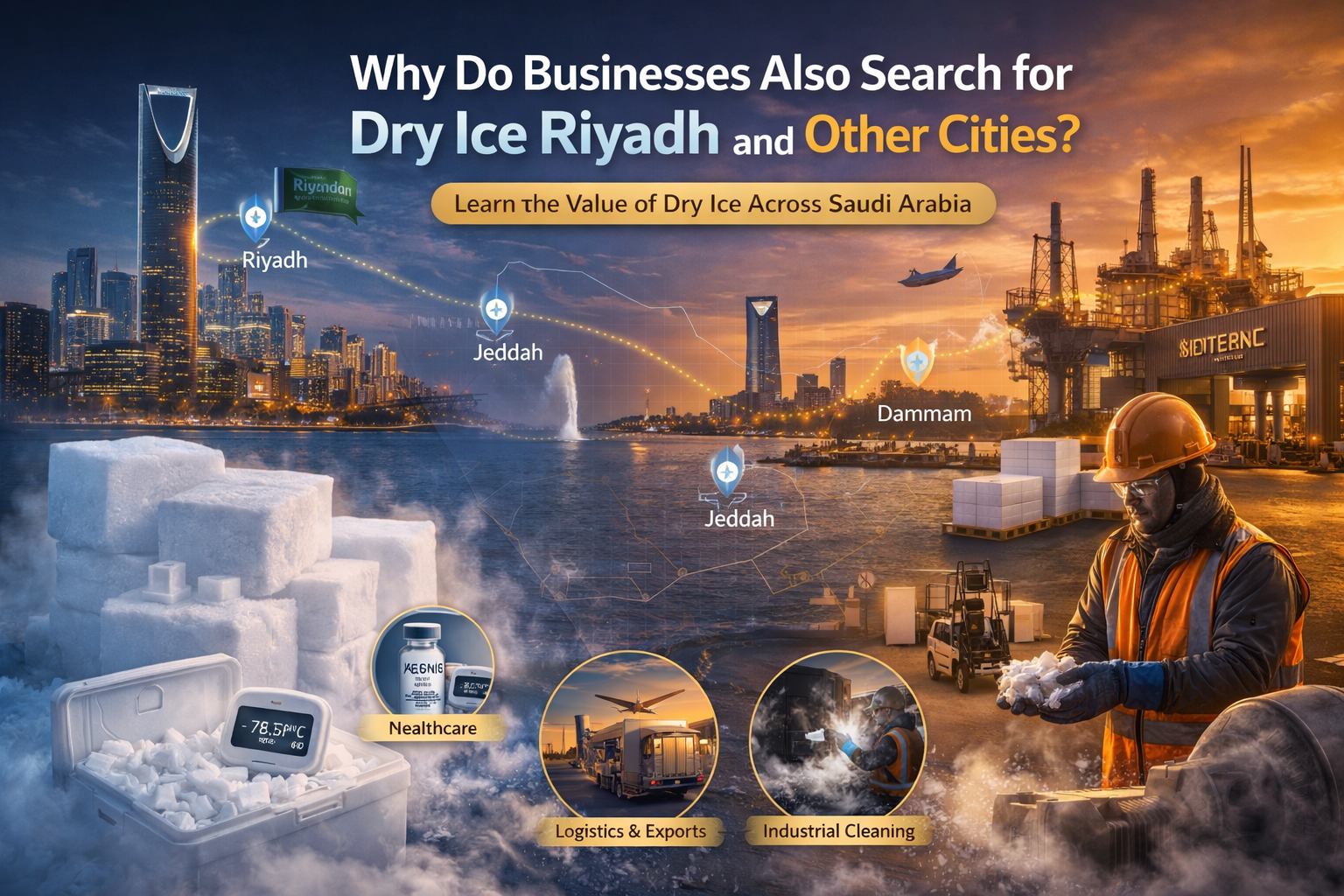 Why Do Businesses Also Search for Dry Ice Riyadh and Other Cities