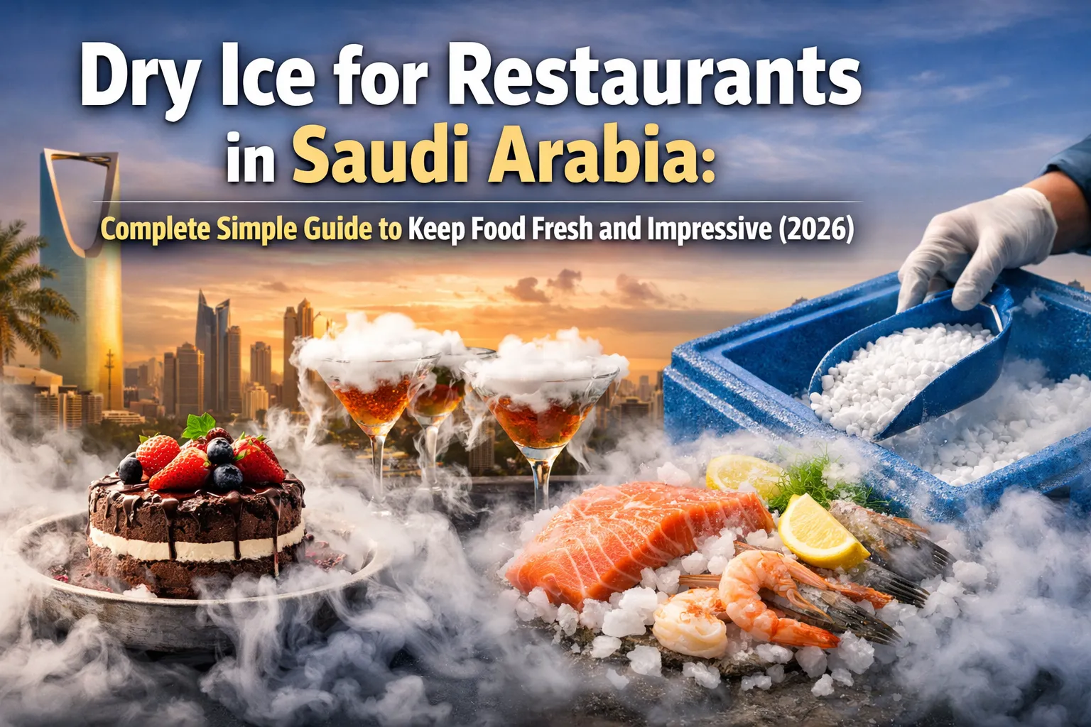 Dry Ice for Restaurants in Saudi Arabia